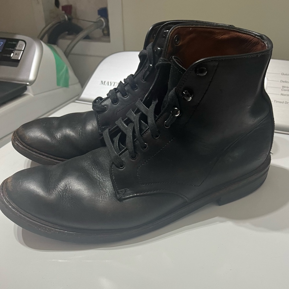 Men's Black Leather- Allen Edmonds Dress Boots